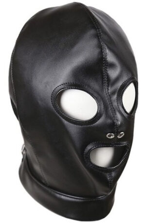 Mouth & Eye Open With Nostril Hole - BDSM mask 1