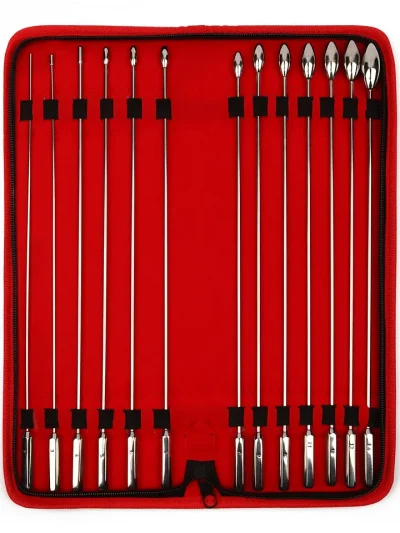 Mr Steel Rosebud Urethral Sounds 13-pack - Laiendaja pakett 1