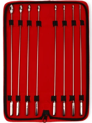 Mr Steel Rosebud Urethral Sounds 8-pack - Laiendaja pakett 1