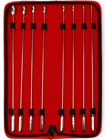 Mr Steel Rosebud Urethral Sounds 8-pack - Laiendaja pakett 1