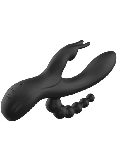 Noir Euphoria Liquid Silicone Triple Pleasure - Küülikuvibraator 6