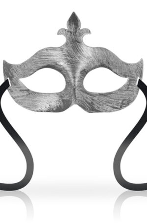 Ohmama Masks Fleur De Lis Eyemask Silver - Mask 1