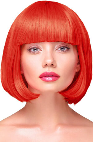 Party Wig Short Straight Red Hair - Parukas 1