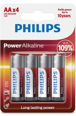 Philips Power AA 4-pack - Patareid AA 1