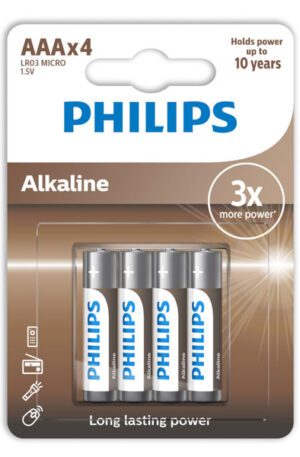 Philips Power AAA 4-pack - Patareid AAA 1