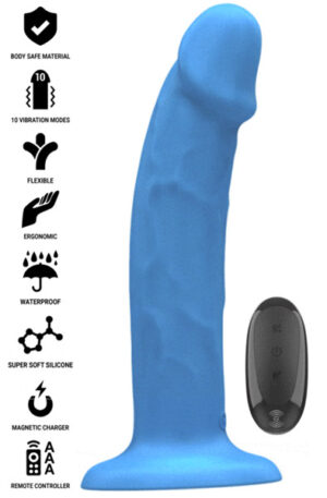 Phoebe Realistic Vibrator 10 Modes Remote Control - Vibreeriv laiendaja 1