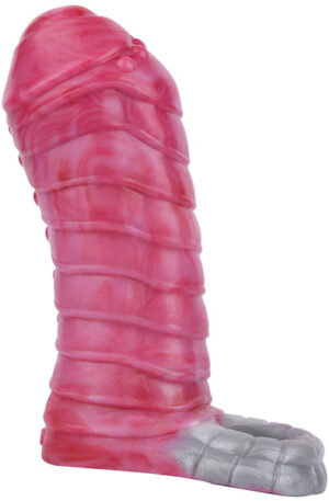 Pink Alien Fantasy Sleeve Red 15,5 cm - Peenisepikendaja/peeniseümbris 1