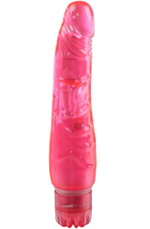 Pink Pleasure Slim Penis Shaped Vibrator - Vibreeriv dildo 1
