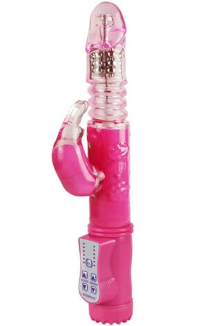 Pink Thrusting Rabbit Vibrator - Küülikuvibraator 1