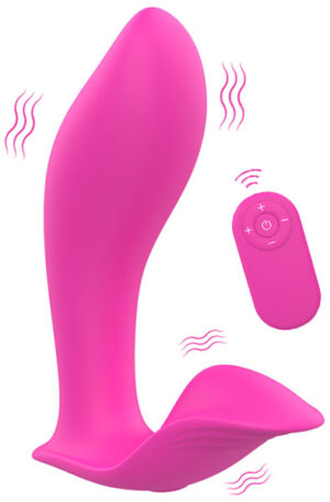 Pink Wearable Vibrator With Remote - G-punkti vibraator 1