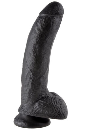 Pipedream King Cock With Balls Black 23 cm - Dildo 1