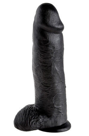 Pipedream King Cock With Balls Black 30,5 cm - XL dildo 1