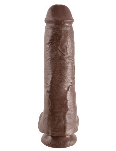 Pipedream King Cock With Balls Brown 28 cm - XL dildo 1