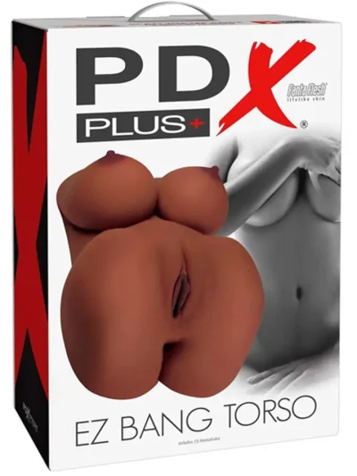 Pipedream PDX Plus EZ Bang Torso Brown 6kg - Seksnukk 1