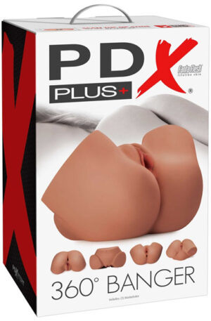 Pipedream PDX Plus Female 360 Banger Tan - Seksnukk 1