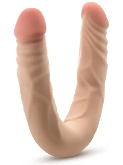 Posable Double Dong Beige 35,5 cm - Kahekordne dildo 1