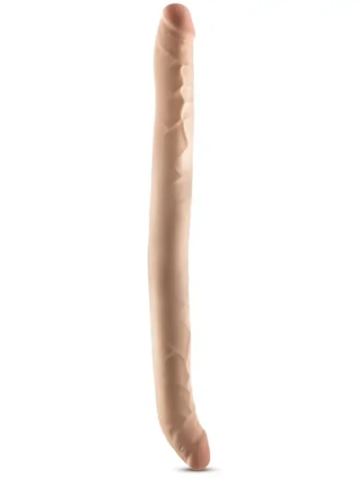 Posable Double Dong Beige 42 cm - Kahekordne dildo 2