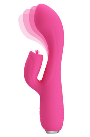 Pretty Love Doreen Pink - Pöörleva keelega küülikuvibraator 1