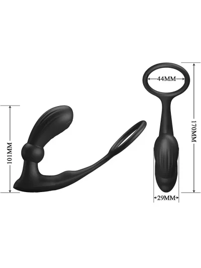 Pretty Love Warren Prostate Stimulator - Anaallelu peeniserõngaga 2