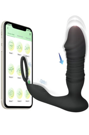 Prostate Massager With Thrusting & App - Eesnäärme vibraator peeniserõngaga 1