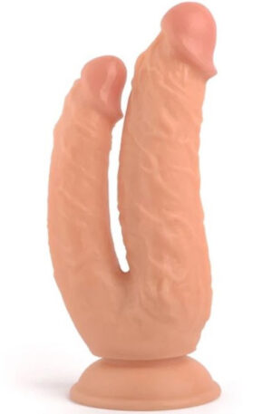 Realistic Penis Double Penetration Flesh 21 cm - Topeltdildo annus 1
