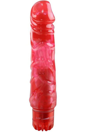 Red Pleasure - Penis Shaped Vibrator - Vibreeriv dildo 1