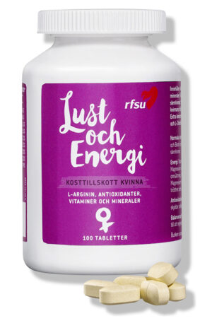 RFSU Lust & Energi Kvinna 100 tabletter - Ergutav toidulisand naistele 1