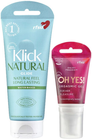 RFSU Oh Yes Orgasm Gel + RFSU Klick Glidmedel - Pakkumised 1