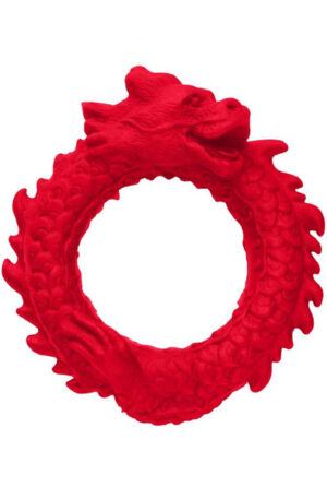 Rise Of The Dragon Silicone Penis Ring Red - Peeniserõngas 1