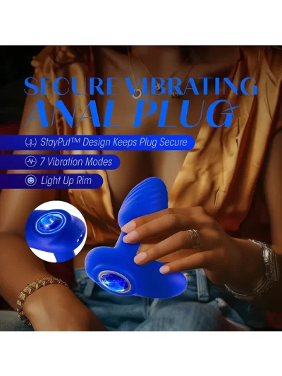 Sapphire Mystery Vibrating Plug - Vibreeriv anaallelu 4