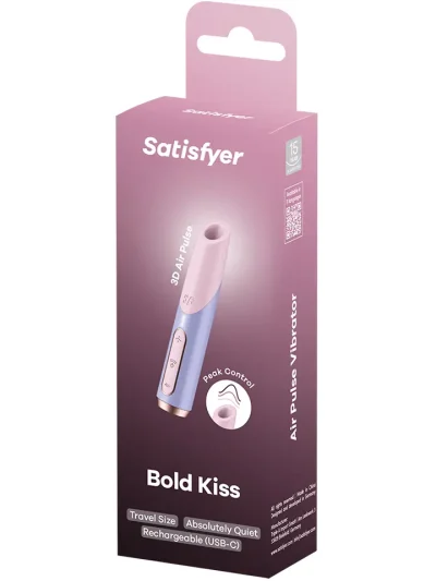 Satisfyer Bold Kiss Air Pulse Vibrator - Õhurõhu vibraator 5