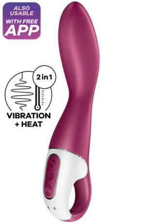Satisfyer Heated Thrill Berry - Rakendusega juhitav vibraator 1