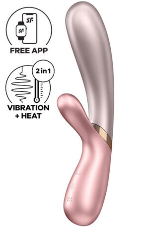 Satisfyer Hot Lover Vibrator - Rakendusega juhitav küülikuvibraator 1