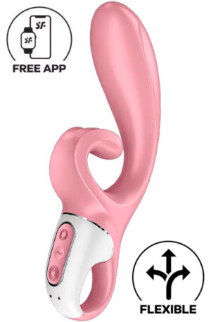 Satisfyer Hug Me Rabbit Vibrator Pink - Küülikuvibraator 1