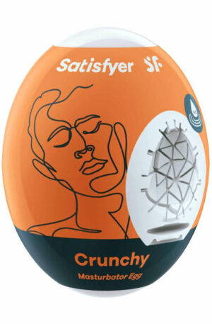 Satisfyer Masturbator Egg Single Crunchy - Tenga muna 1