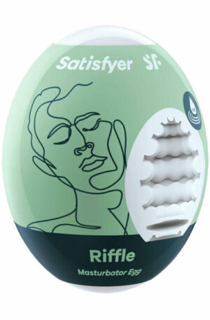 Satisfyer Masturbator Egg Single Riffle - Tenga muna 1