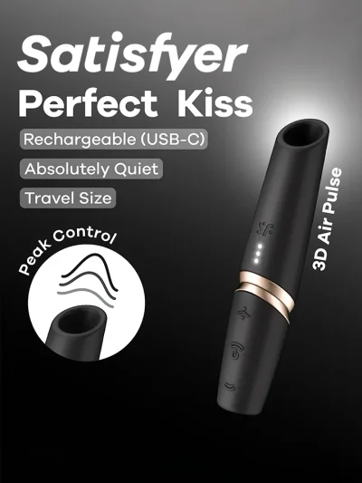 Satisfyer Perfect Kiss Air Pulse Vibrator - Õhurõhu vibraator 1