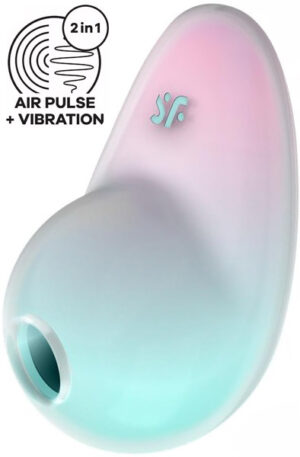 Satisfyer Pixie Dust Clitoral Stimulator Mint Pink - Õhurõhu vibraator 1