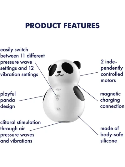 Satisfyer Pocket Panda Air Pulse Vibrator - Õhurõhu vibraator 2