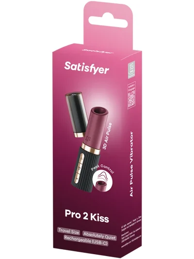 Satisfyer Pro 2 Kiss Air Pulse Vibrator - Õhurõhu vibraator 7