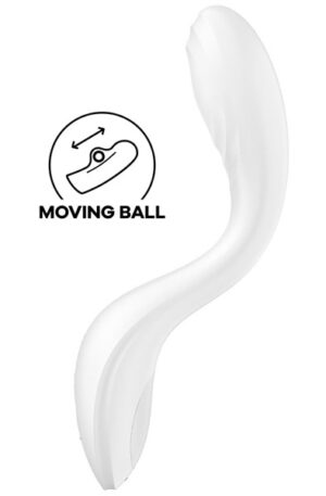 Satisfyer Rrrolling Pleasure G-Spot Vibrator White - G-punkti vibraator 1