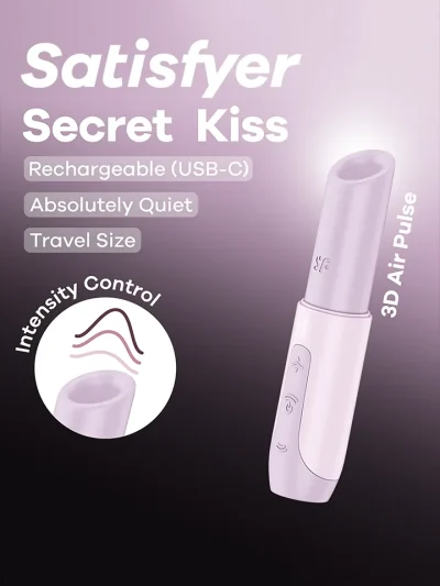 Satisfyer Secret Kiss Air Pulse Vibrator - Õhurõhu vibraator 1