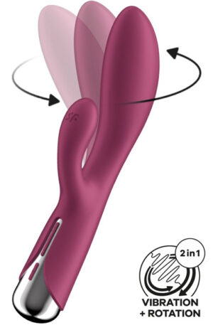 Satisfyer Spinning Rabbit 1 Red - Küülikuvibraator 1