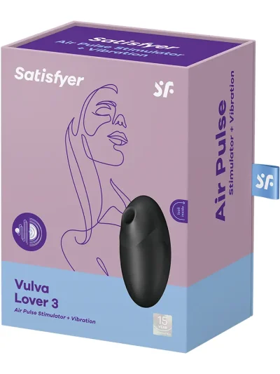 Satisfyer Vulva Lover 3 Black - Õhurõhu vibraator 6