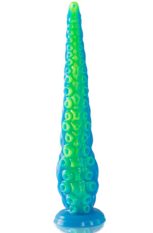 Scylla Fluorescent Tentacle Dildo 25,5 cm - Dragon dildo 1