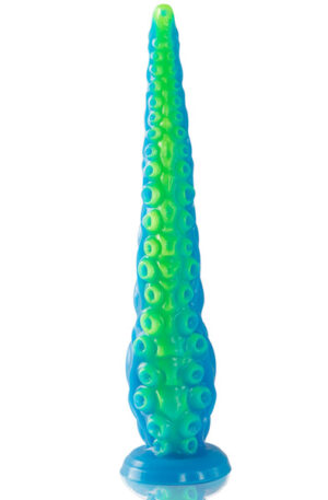 Scylla Fluorescent Tentacle Dildo 31,5 cm - Dragon dildo 1