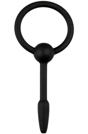 Small Silicone Penis Plug With Pull Ring - Laiendaja 1