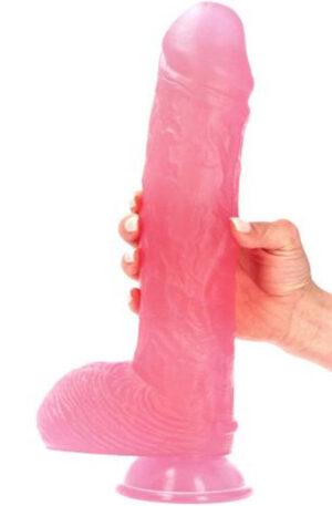 Spartaco Dildo Transparent Pink 32,5 cm - Dildo 1