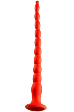 Stretch Worm Long Dildo Red 43cm - Eriti pikk anaaldildo 1