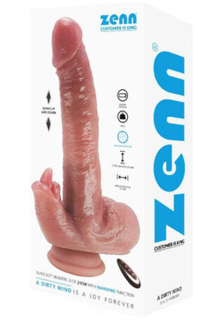 Super Soft Dildo With Warming Function 21 cm - Vibreeriv dildo 1